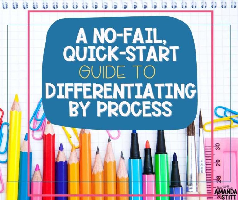 A no-fail, quick-start guide to differentiating process in your upper grade math instruction.