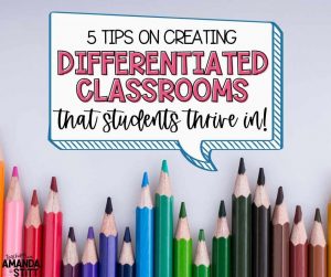 Read to find 5 tips on creating differentiated classrooms where both students and teachers feel successful.