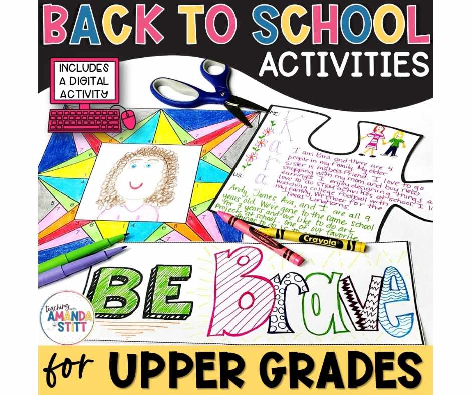 Use this back to school pack as a getting to know you activity with your new students.