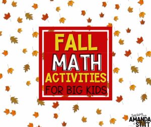 Read to discover activities for fall that are perfect for upper elementary students.