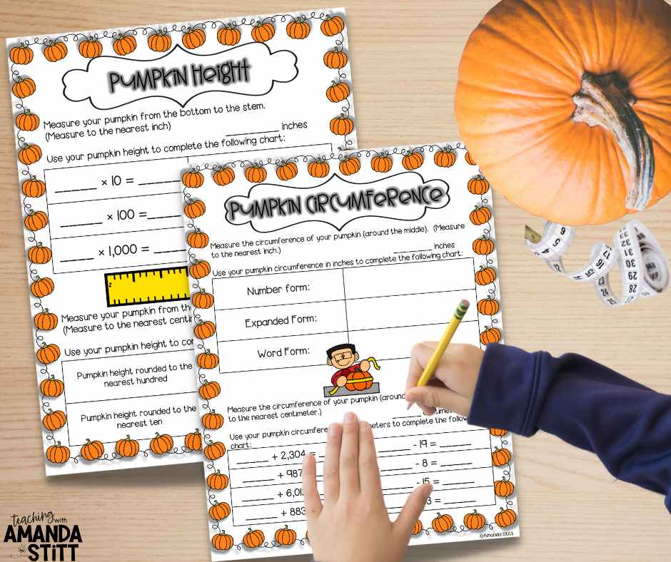 Activities for fall: Grab this engaging and festive pumpkin math activity!