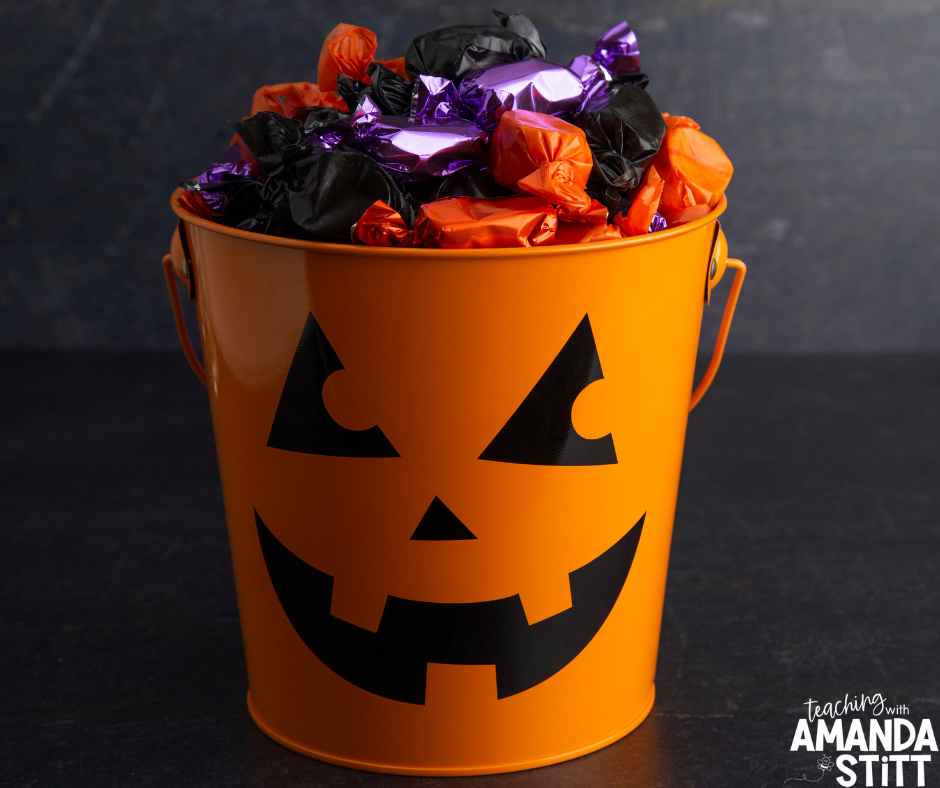 Math activities for Halloween: Use all that leftover candy to explore probability.