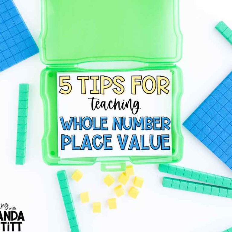 Read to find 5 tips to use in your upper grade classroom when teaching whole number place values.