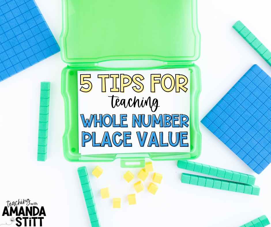 Read to find 5 tips to use in your upper grade classroom when teaching whole number place values.