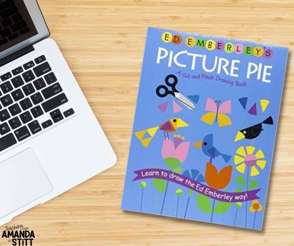 Using the book Picture Pie is a great way to use fractions art with math.