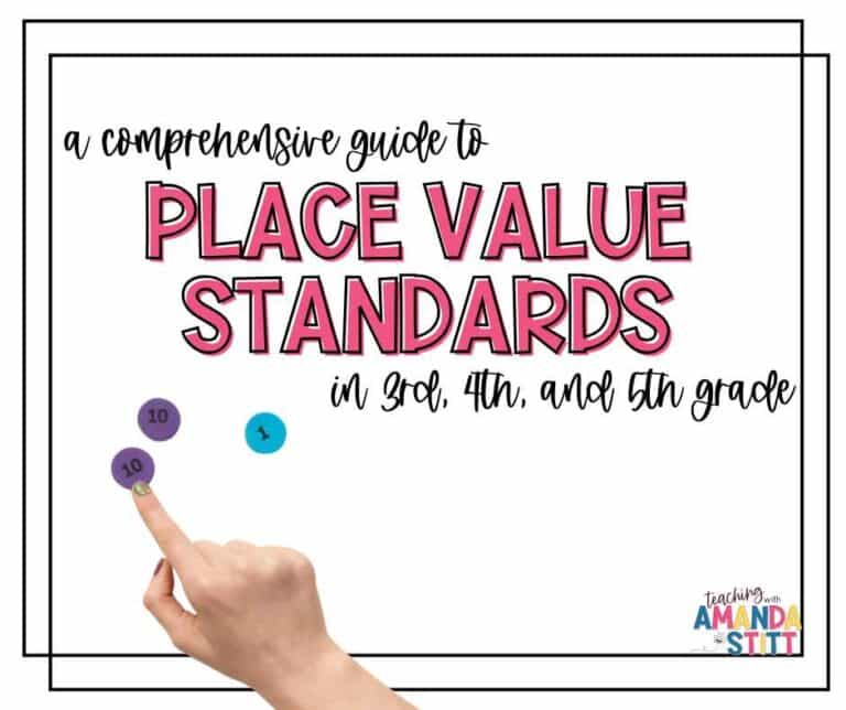 Use this comprehensive guide to place value in math standards in upper grades.