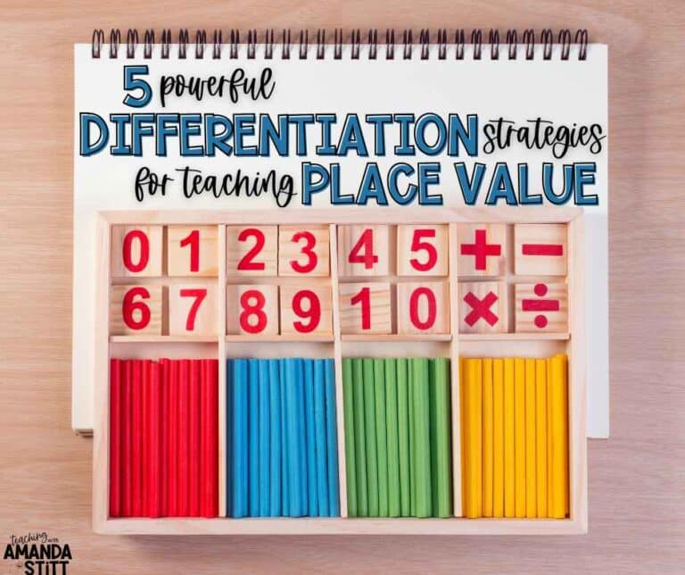 Use these 5 powerful differentiation strategies when teaching place value in upper grades
